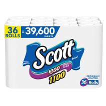 Scott 1100 Unscented Bath Tissue, 1-ply Image